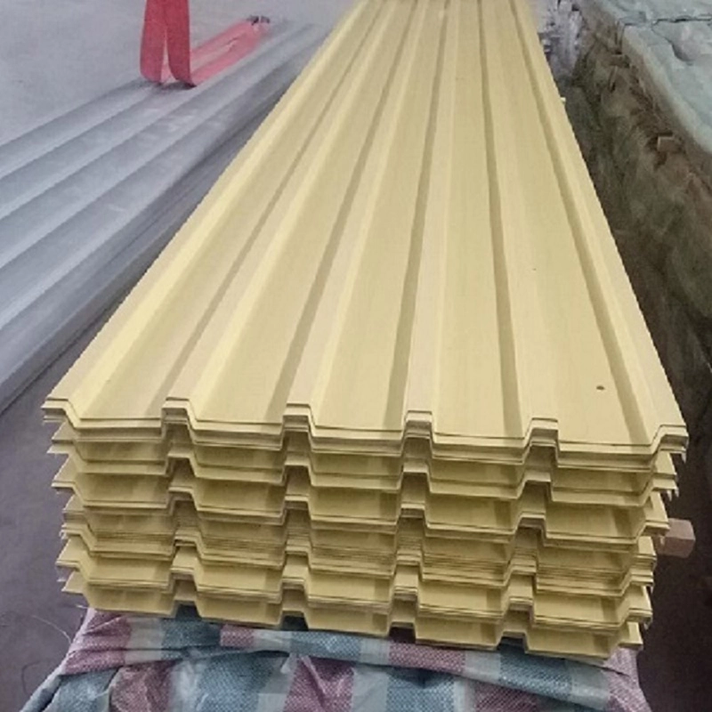 Chapa de telhado de aço com revestimento colorido